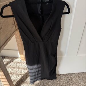 Lulu's Classic Black Mini Dress
